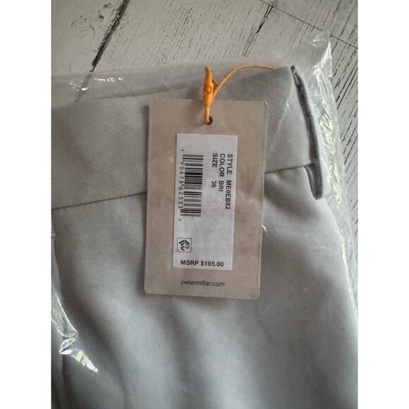 PETER MILLAR Mens 36 Salem Performance Shorts GOLF British gry ME0EB82 MRSP $108 - Picture 7 of 9